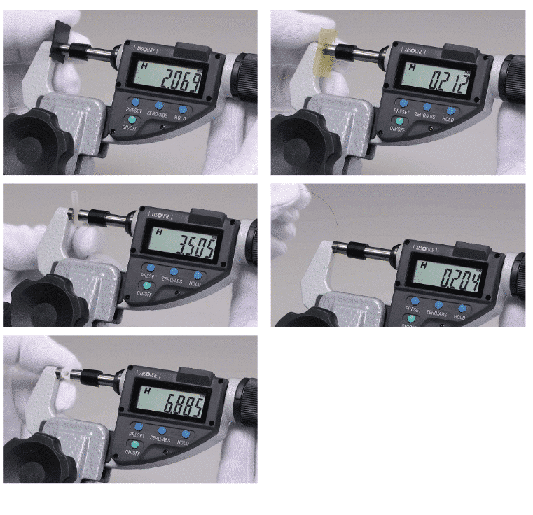 Mitutoyo ABSOLUTE Digimatic Micrometers Series 227 With Adjustable