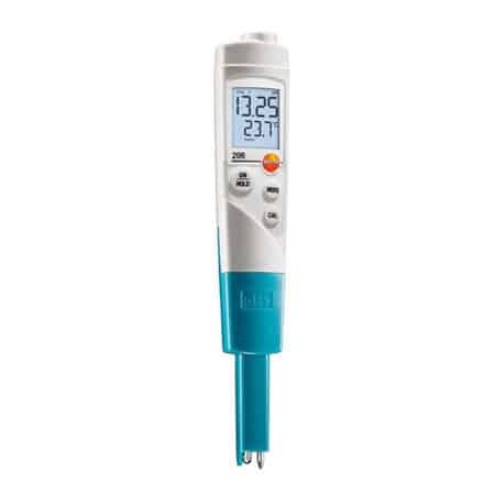 Máy đo PH, nhiệt độ Testo 206 pH1 (0563 2061) (0 ~ 60 °C; 0~14 pH, Instrument kit)