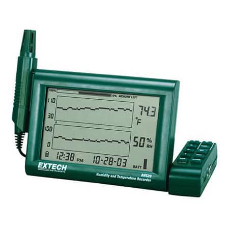 Bộ ghi giữ liệu hiển thị biểu đồ nhiệt độ, độ ẩm Extech RH520A-220 (220VAC)
