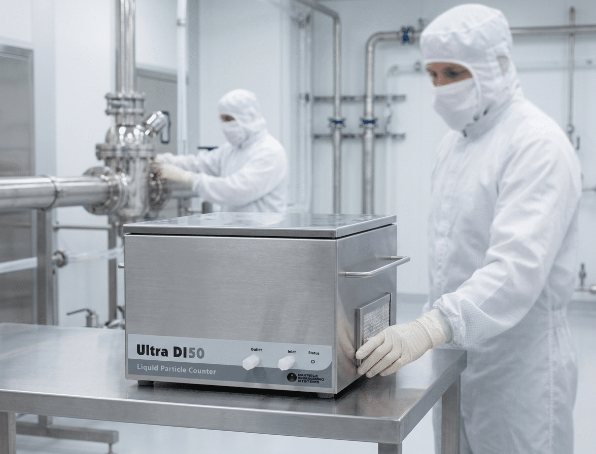 Máy đếm hạt PMS Ultra DI 50 trong hệ thống UPW.