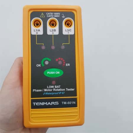 Đồng hồ chỉ thị pha Tenmars TM-601N (4)