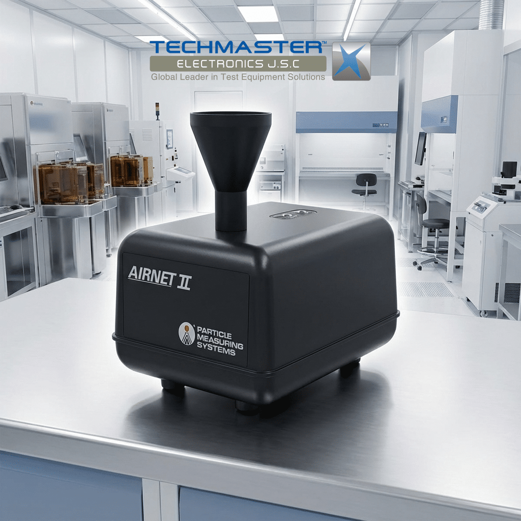 Máy đếm hạt bụi PMS Airnet II 301-4 (4 kênh) trong phòng sạch.