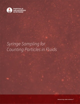 Syringe Sampling for Counting Particles in Fluids
