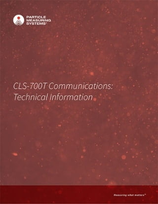 CLS-700T Communications: Technical Information