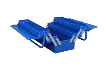 Metal Tool Box, 19" Cantilever Style