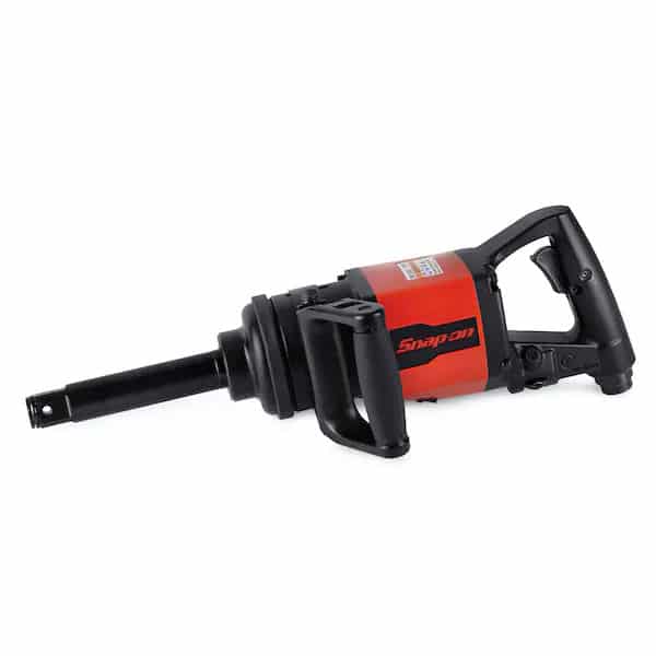 1" Heavy-Duty Long Anvil Impact Wrench (Red/ Black)