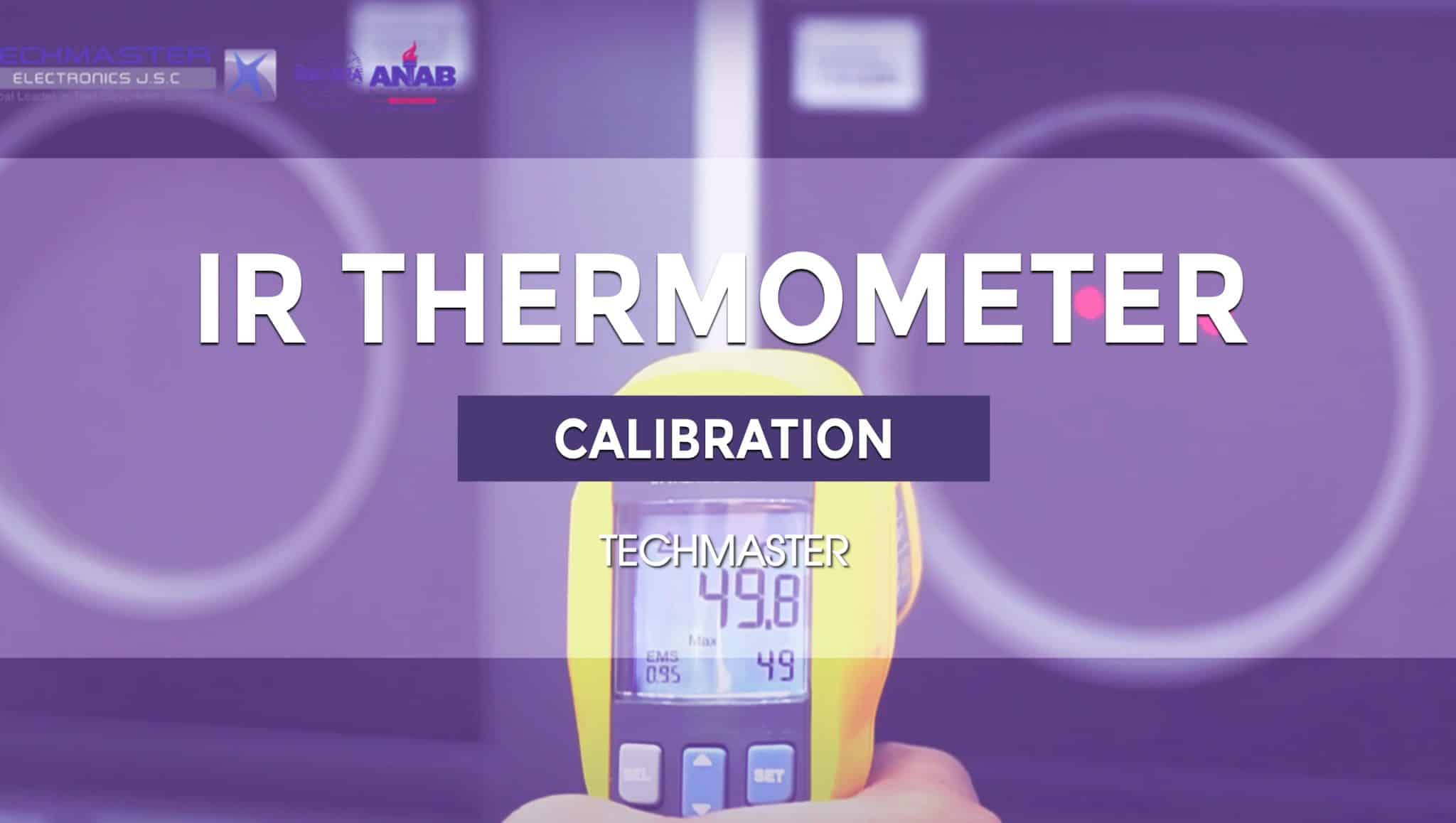 IR thermometer calibration