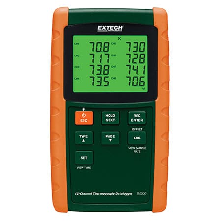 Extech TM500 12-Channel Datalogging Thermometer (1)
