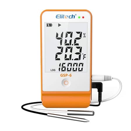 Elitech GSP-6 Temperature and Humidity Data Logger ( Multi-use )