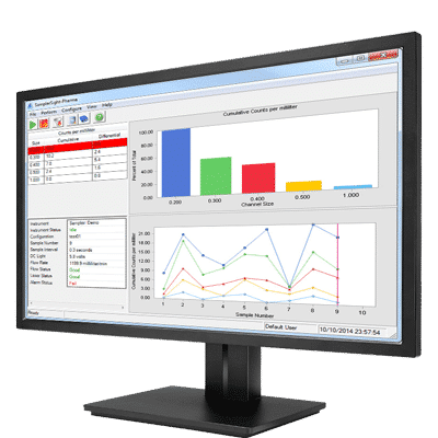 SamplerSight Pharma Particle Counter Software