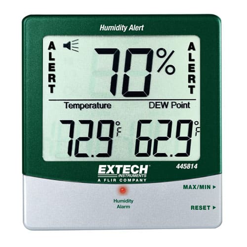 Extech 445814 Hygro-Thermometer Humidity Alert with Dew Point