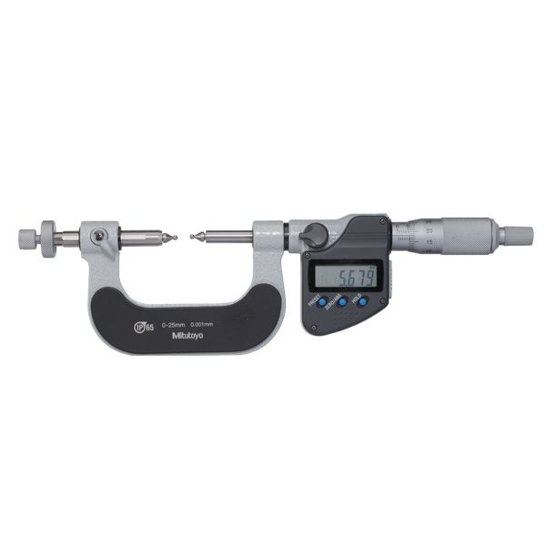 gear-tooth-micrometers-series-324-interchangeable-bali-anvil-spindle-tip-type