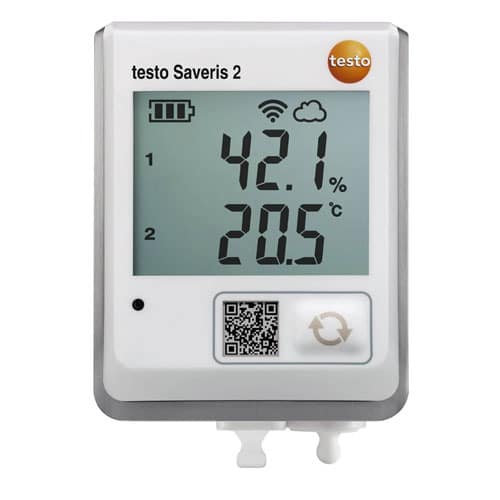 Testo Saveris 2-H2 WiFi Data logger With Display And Connectable Temperature And Humidity Probe