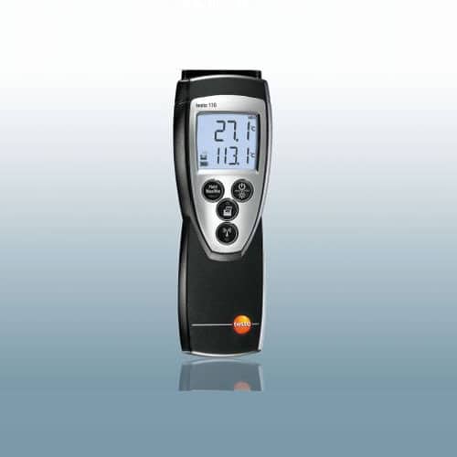 Máy đo nhiệt độ không khí với đầu dò rời Testo