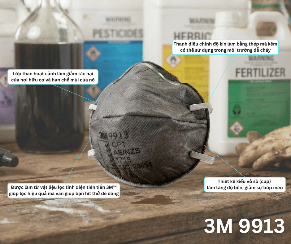 Khẩu trang 3M 9913
