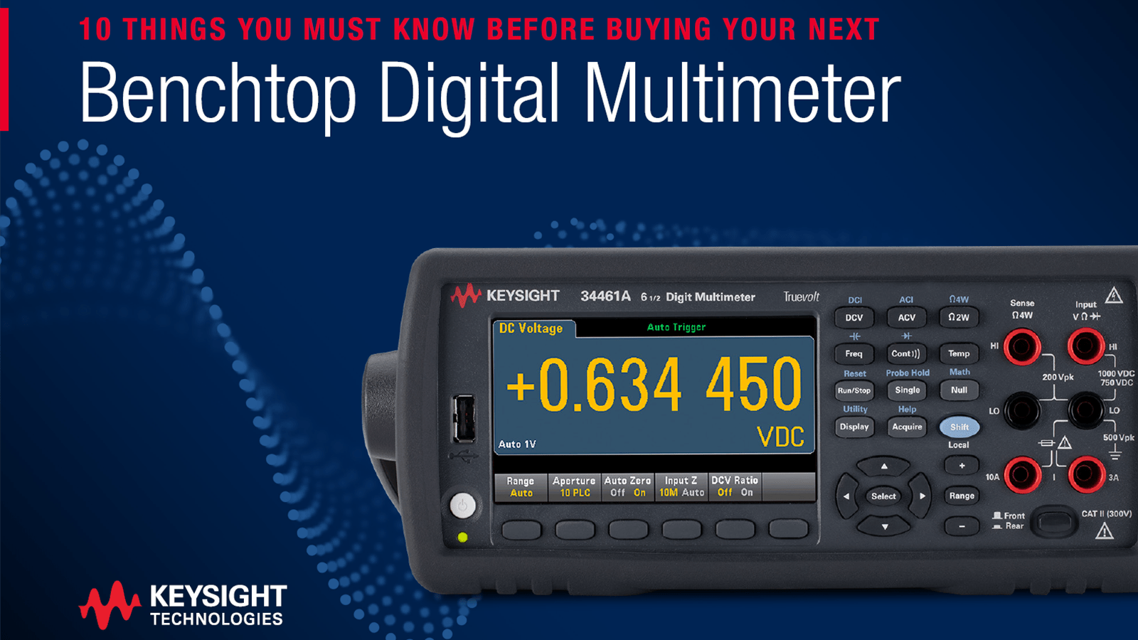 Considerations to buy a Benchtop Digital Multimeter