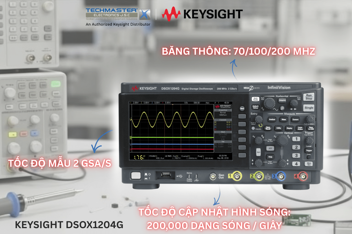 Máy hiện sóng Keysight DSOX1204G