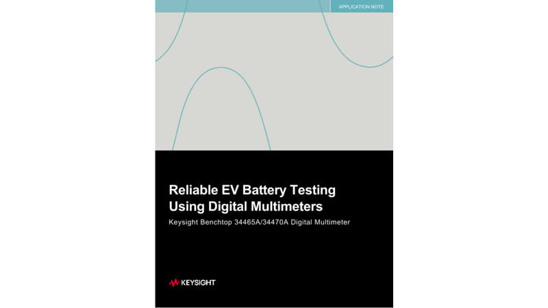 Reliable EVs Battery Test Using Digital Multimeters