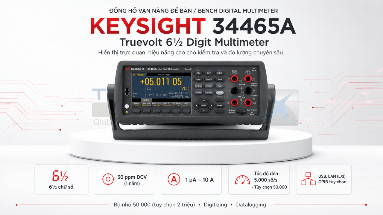 Đồng hồ vạn năng để bàn Keysight 34465A