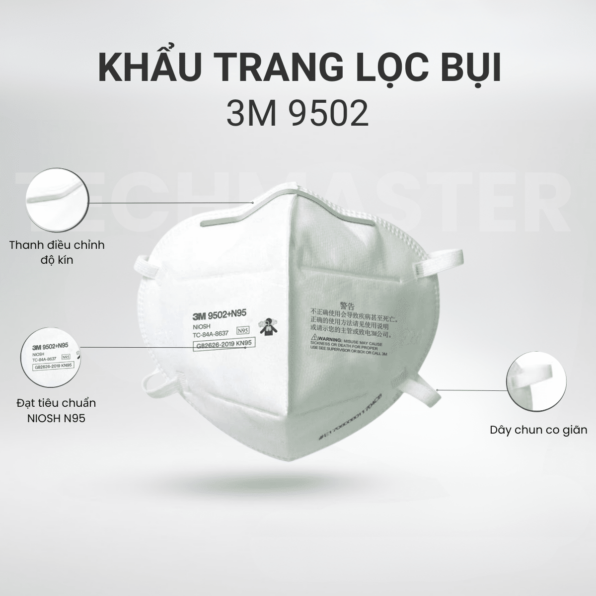 Khẩu trang 3M 9502