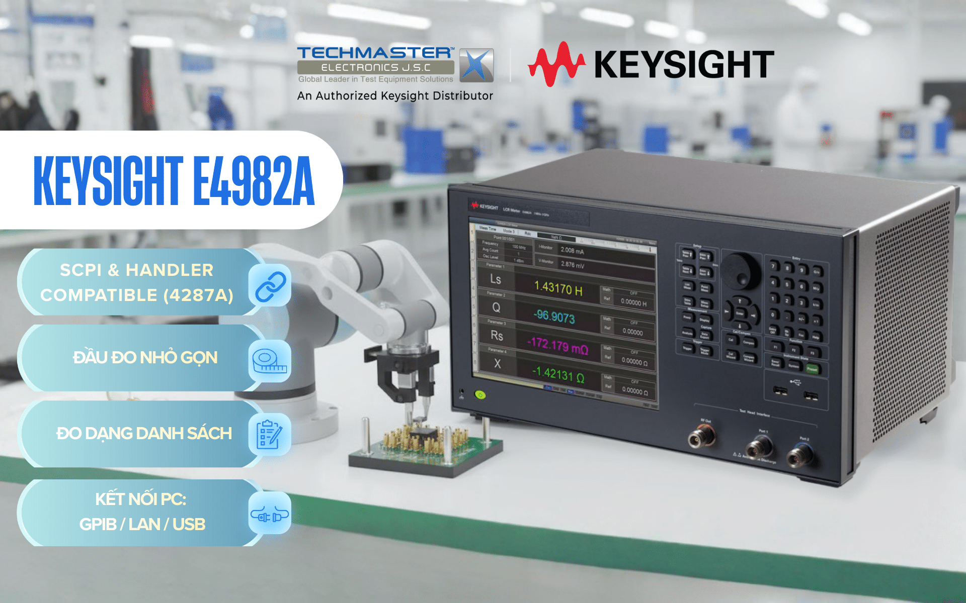 Máy đo LCR Keysight E4982A