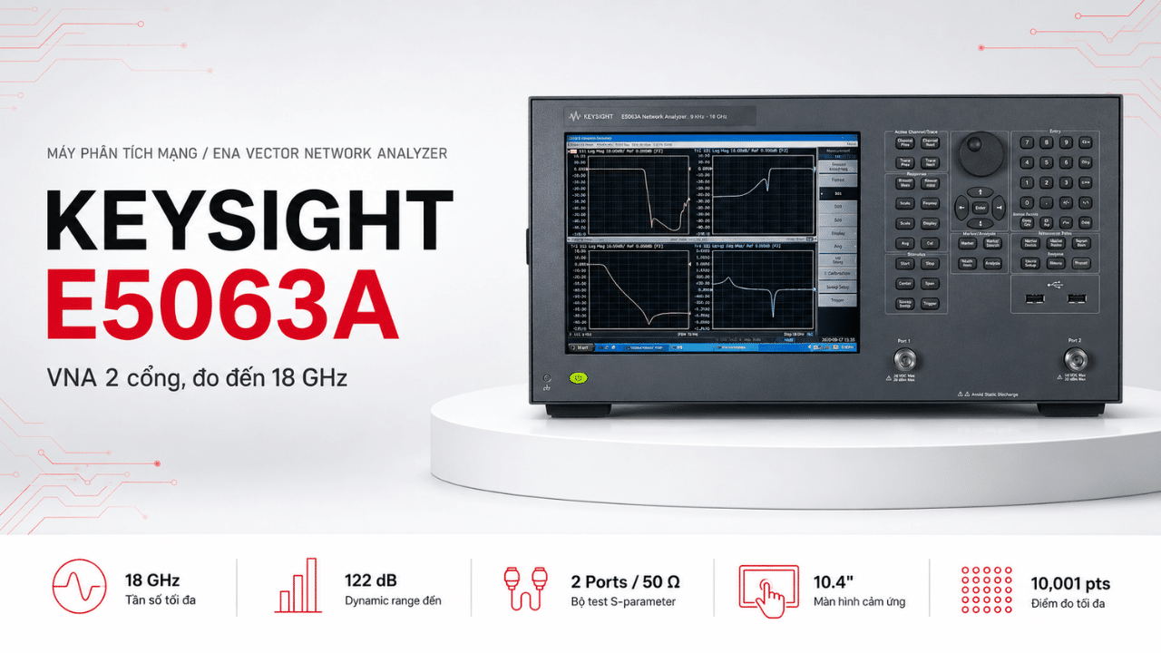 Máy phân tích mạng ENA Keysight E5063A