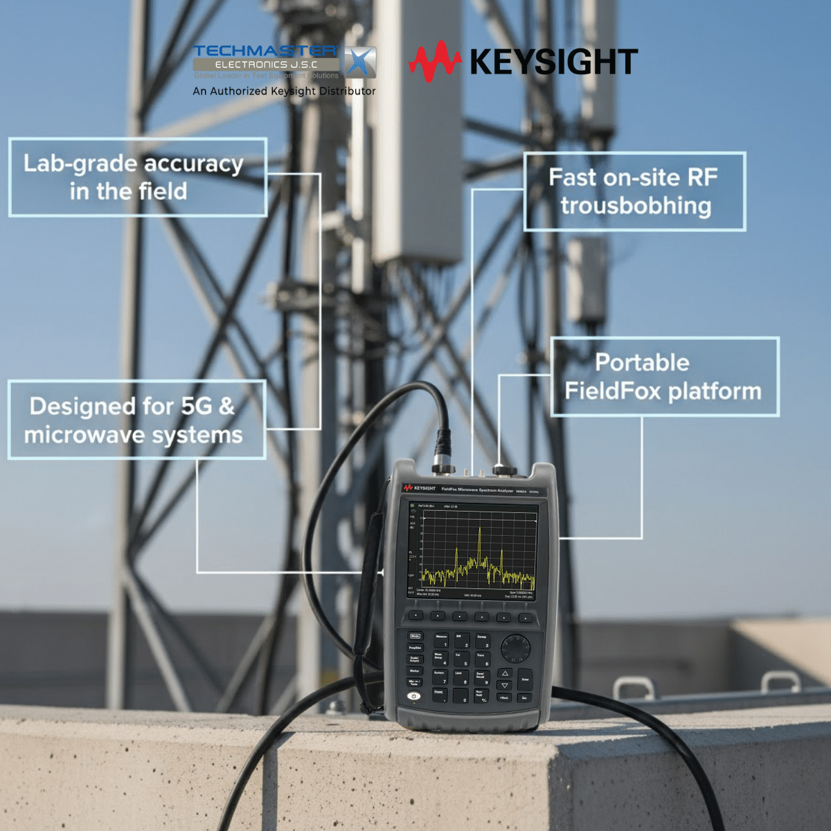 Máy phân tích phổ cầm tay Keysight N9962A