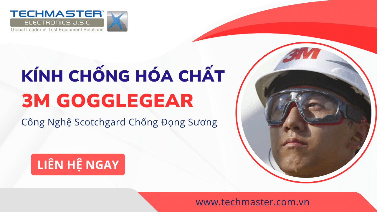 Kính Chống Hóa Chất 3M GoggleGear