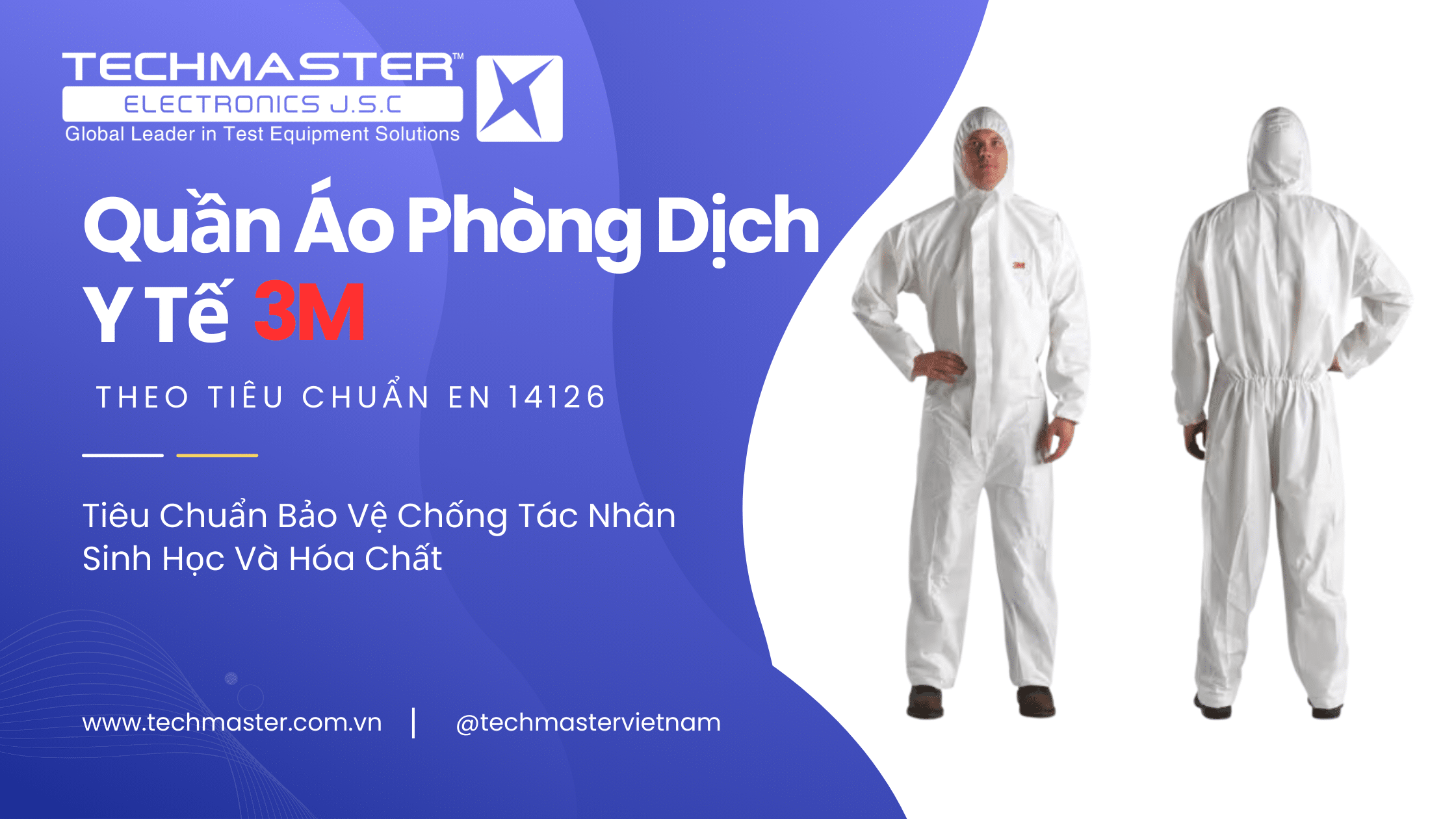 Quần Áo Phòng Dịch Y Tế 3M Theo Tiêu Chuẩn EN 14126