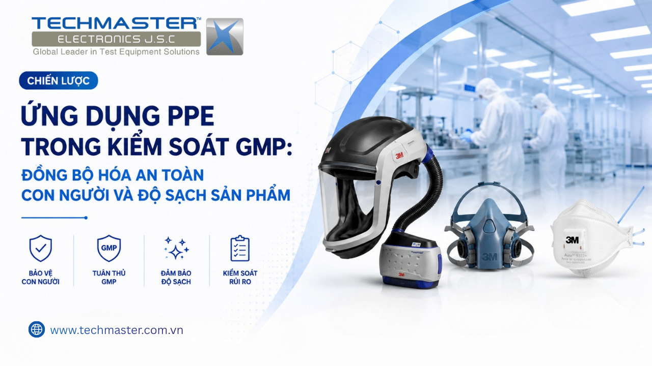 Ứng dụng PPE trong kiểm soát GMP nhà máy Dược