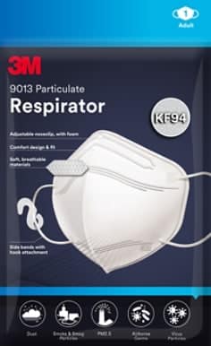 3M khẩu trang tiêu chuẩn KF94 9013, trắng
