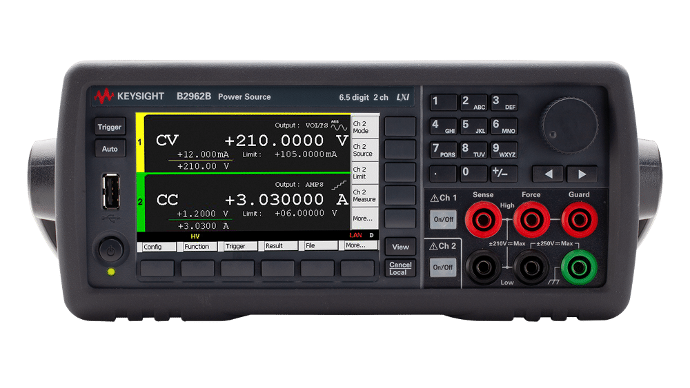 Nguồn dòng/áp độ nhiễu thấp Keysight B2962B