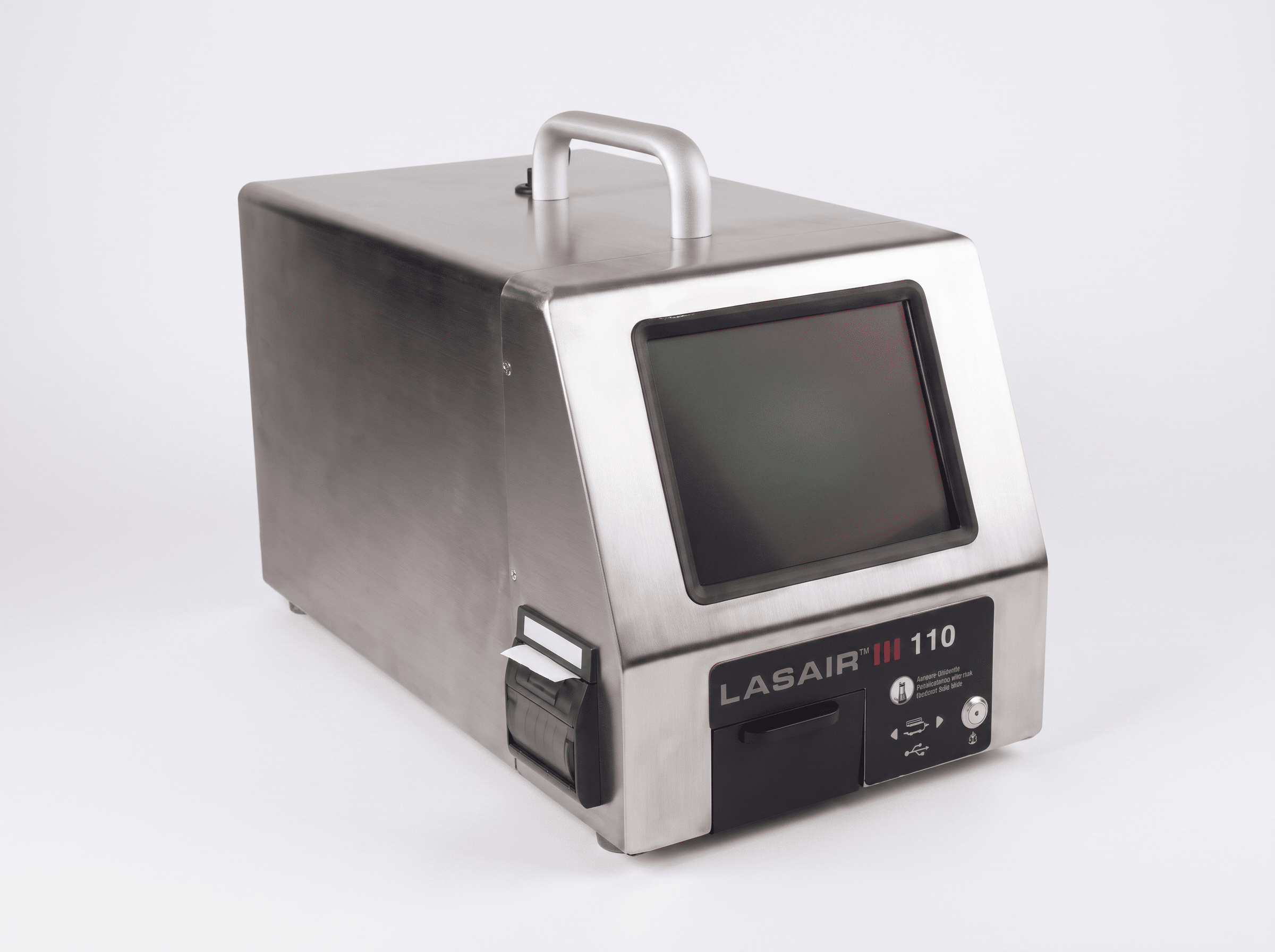 Máy đếm hạt tiểu phân PMS Lasair III 110 nền trắng studio