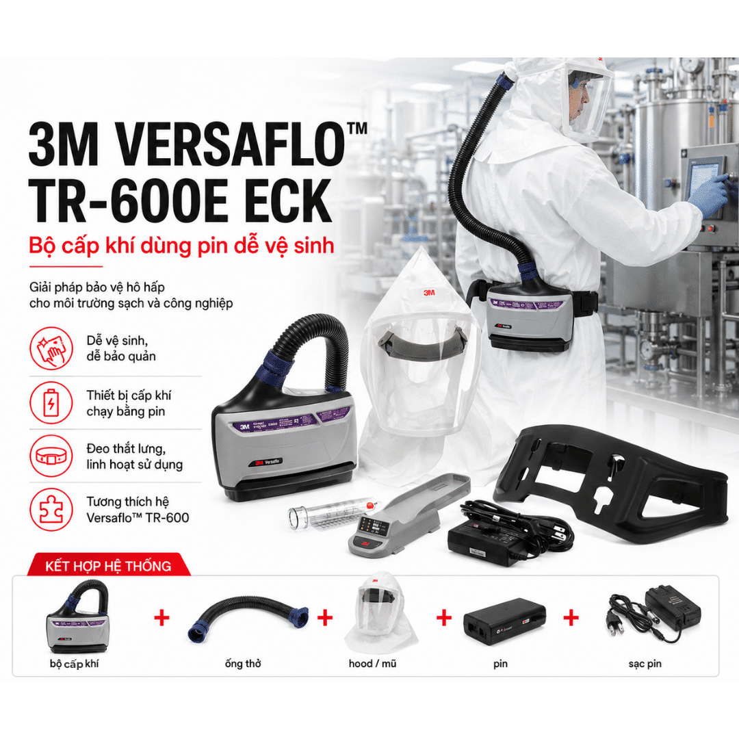 3M-Versaflo-TR-600E-ECK-sq Bộ cấp khí 3M Versaflo TR-600E ECK – infographic thành phần bộ kit