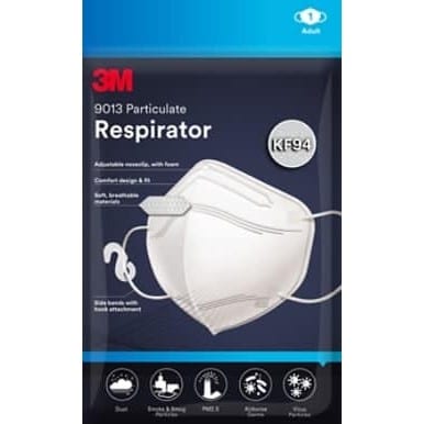 3M khẩu trang tiêu chuẩn KF94 9013, trắng