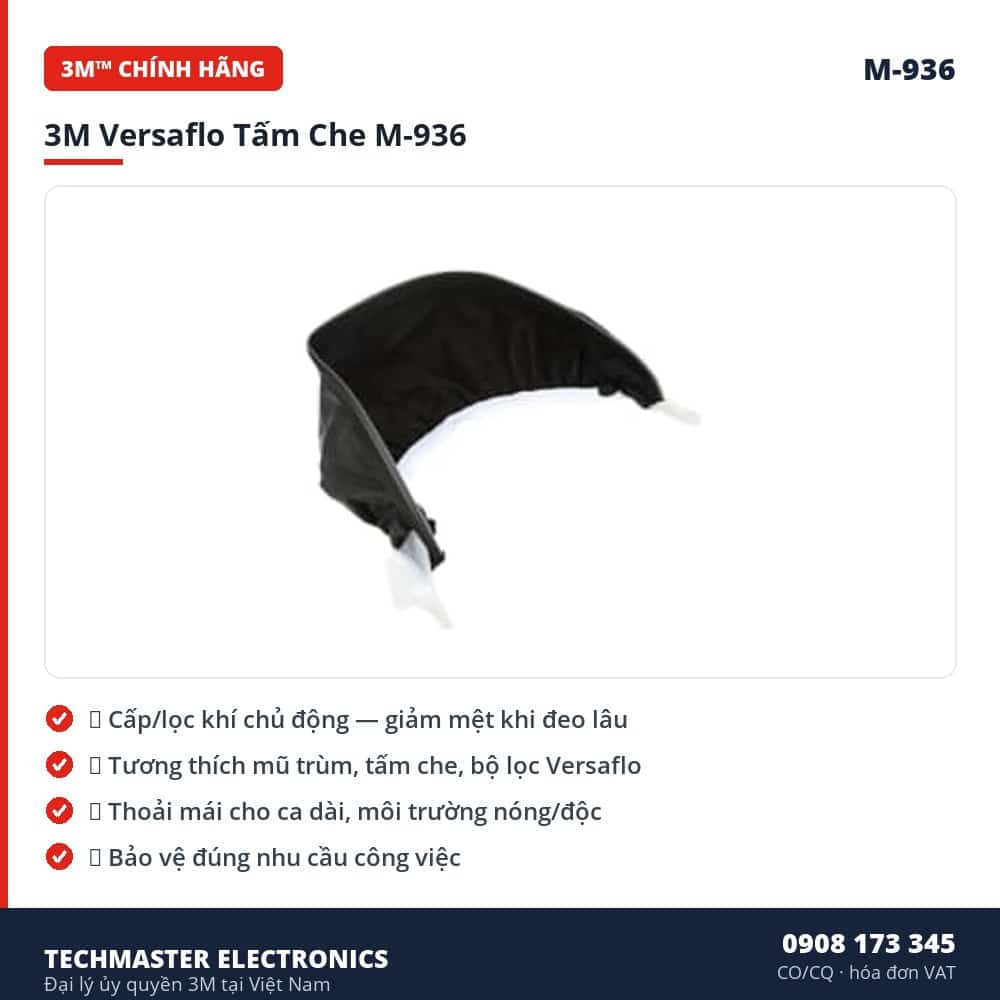 3M Versaflo Tấm Che M-936 – đặc điểm & thông số chính