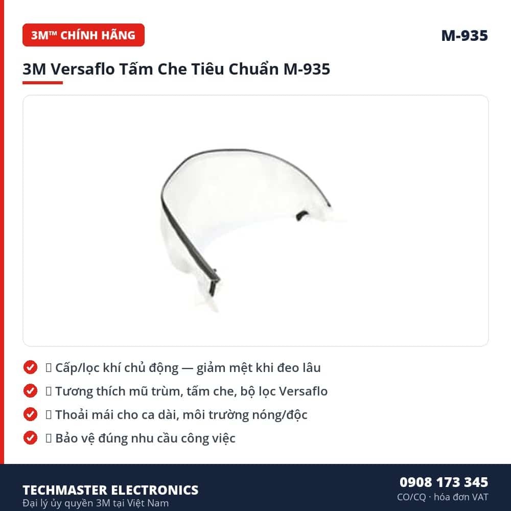 3m-versaflo-tam-che-tieu-chuan-m-935-dac-diem 3M Versaflo Tấm Che Tiêu Chuẩn M-935 – đặc điểm & thông số chính