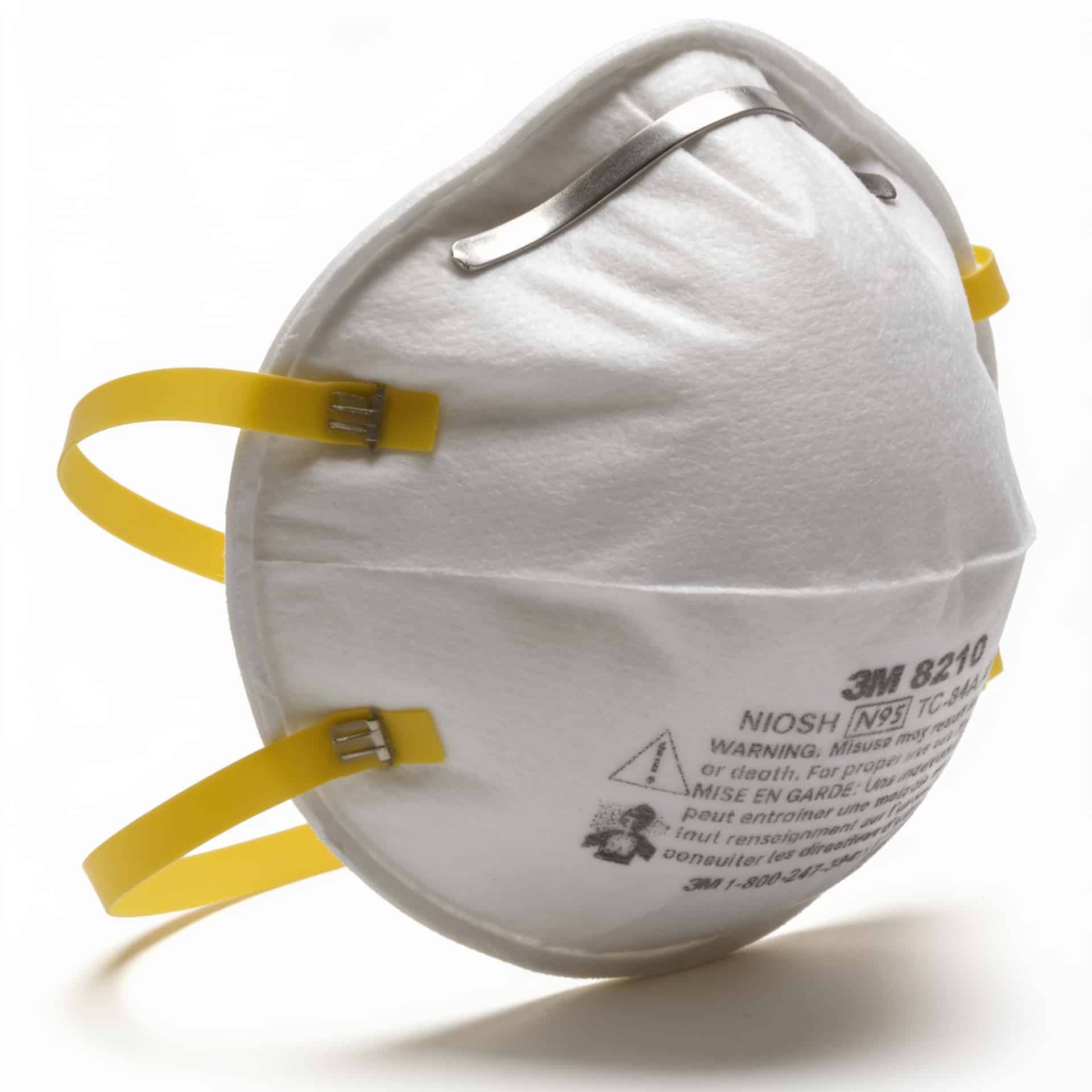 Chi tiết dây đeo hàn siêu âm và mã NIOSH 3M 8210