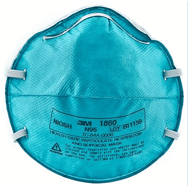 Khẩu Trang Y Tế Lọc Bụi Đạt Chuẩn 3M™ 1860S, N95