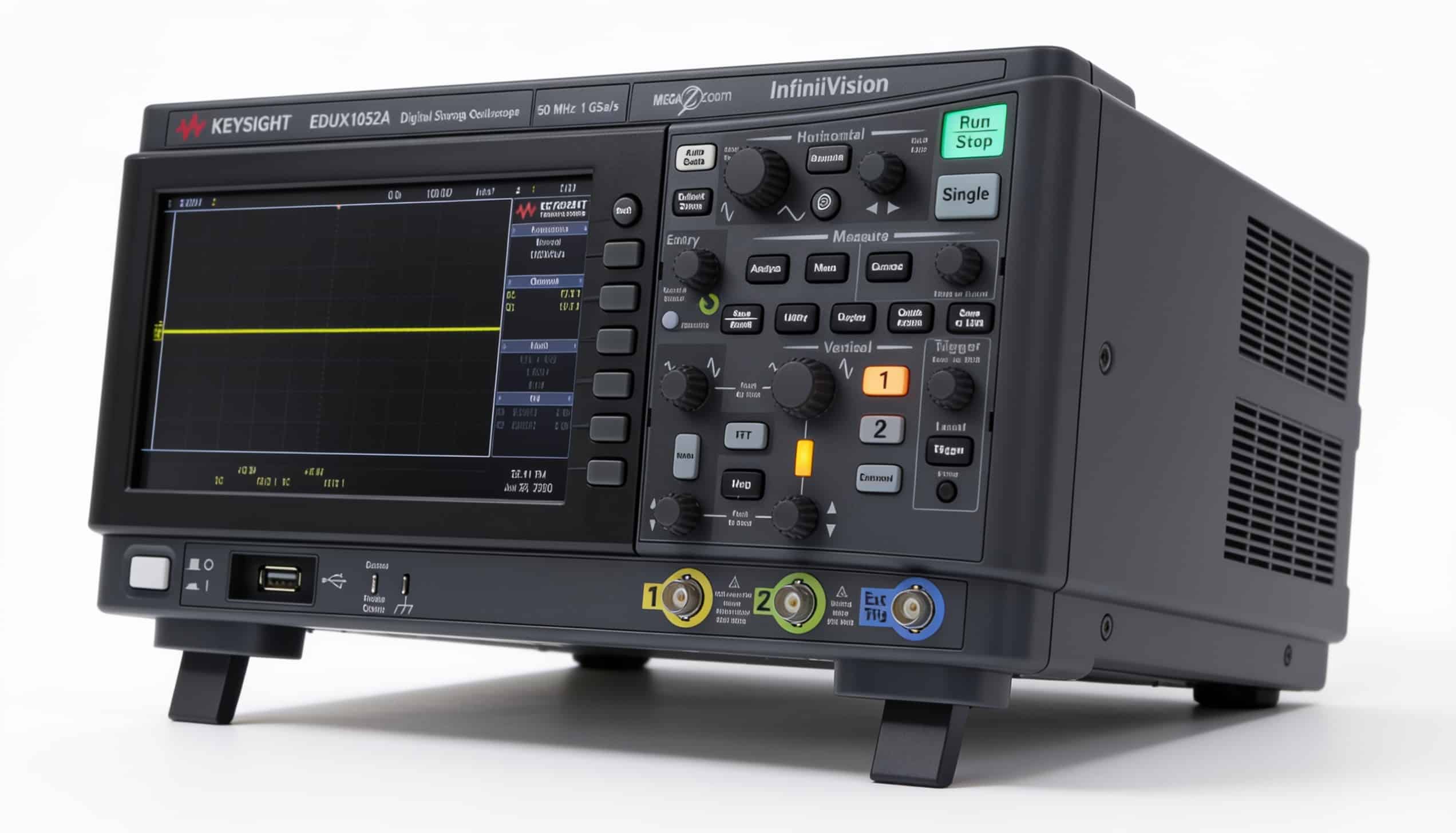 Máy hiện sóng Keysight EDUX1052G góc nghiêng thân máy dòng 1000X-Series