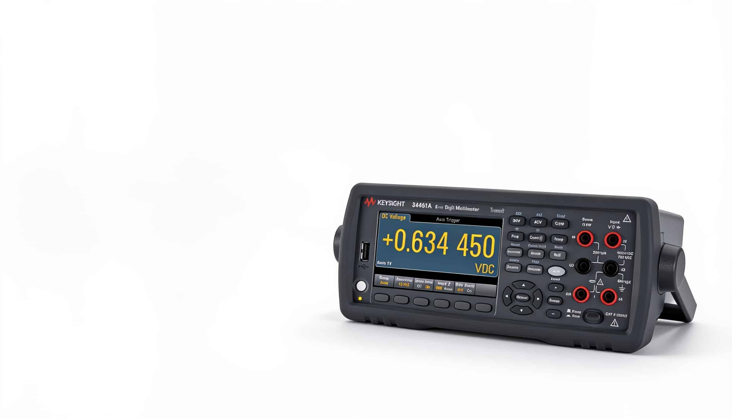 Đồng hồ vạn năng Keysight 34461A Truevolt 6½ chữ số trên nền trắng studio