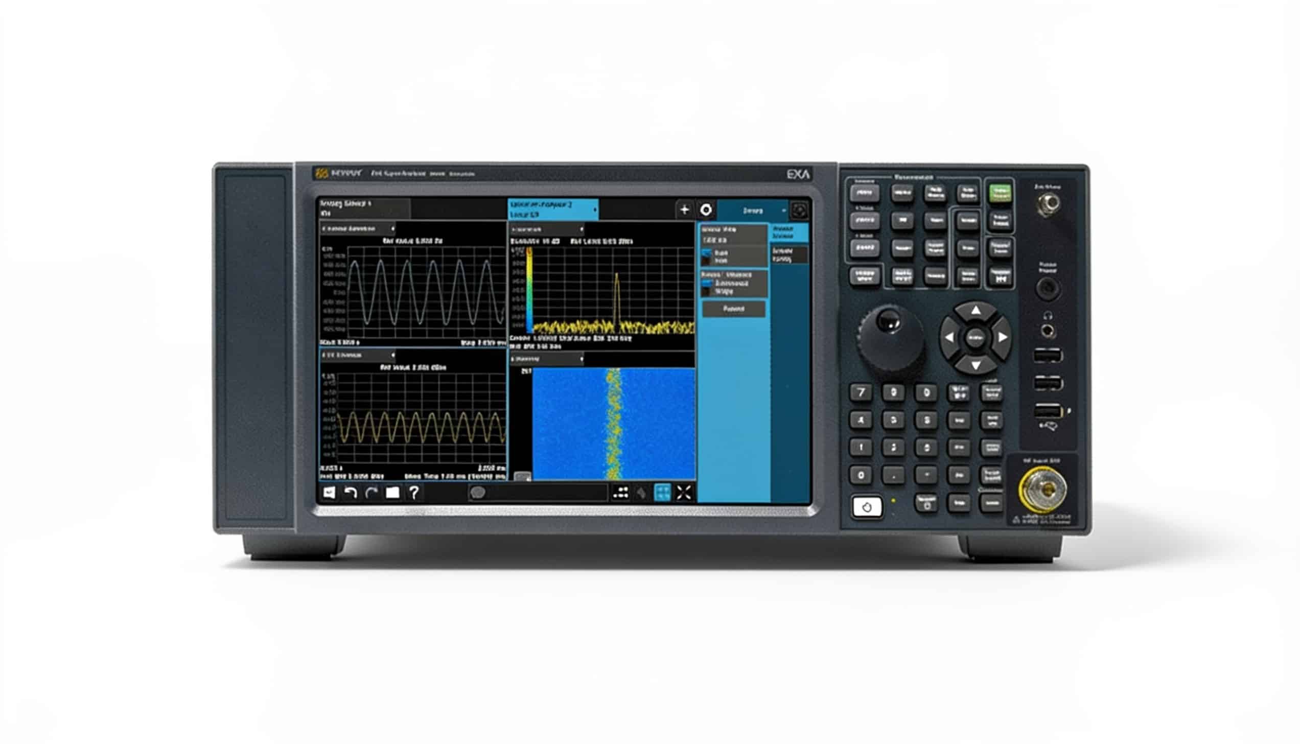 Máy phân tích tín hiệu Keysight N9010B EXA chính diện trên nền trắng studio