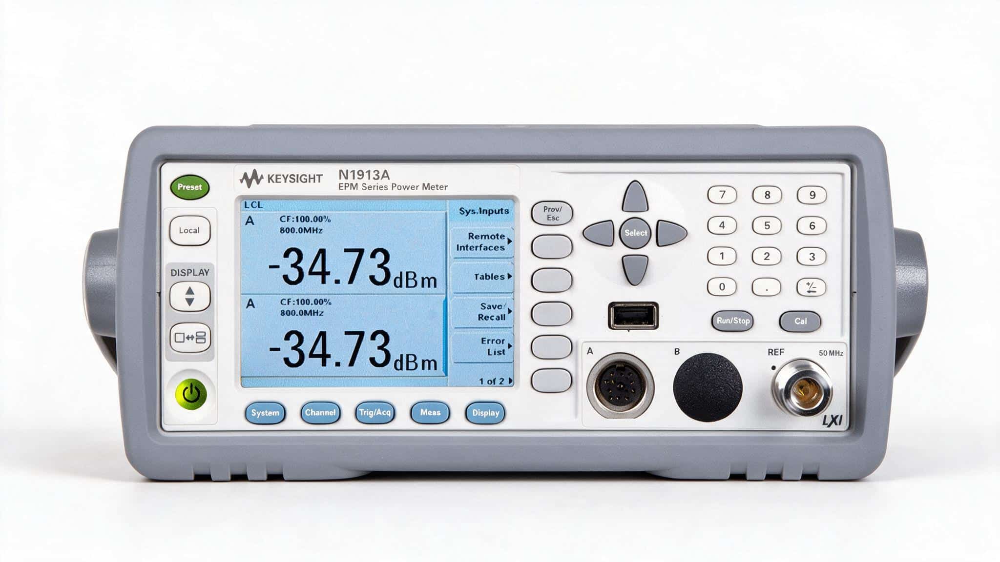 Máy đo công suất RF Keysight N1913A EPM màn hình màu chính diện