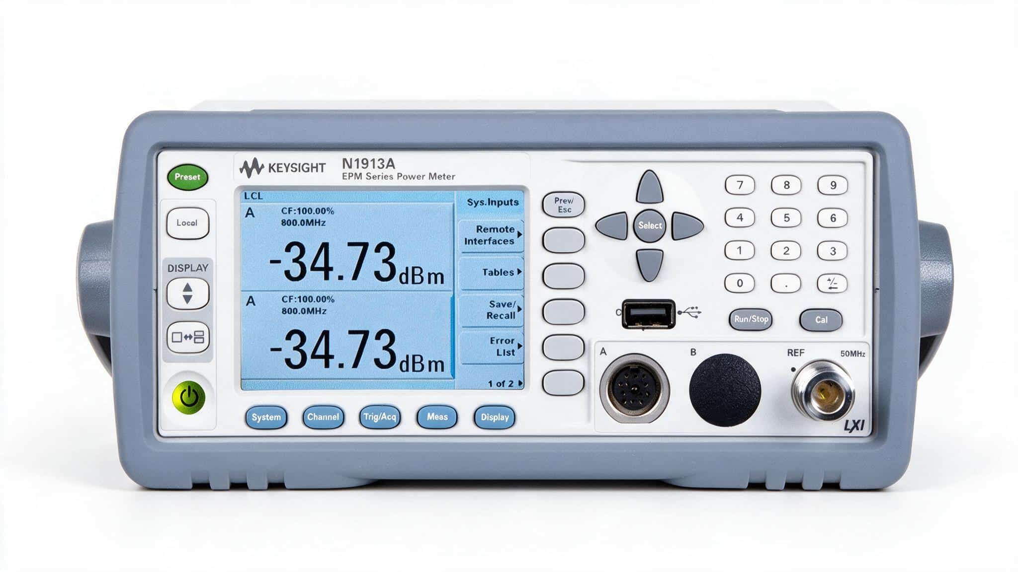 Máy đo công suất RF Keysight N1913A EPM Series studio nền trắng