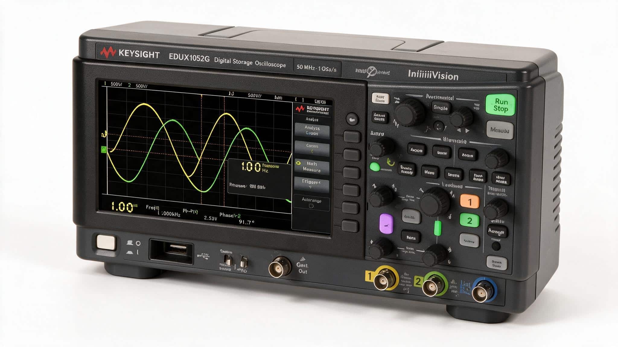 Máy hiện sóng Keysight EDUX1052G 50 MHz 2 kênh WaveGen tích hợp mặt trước