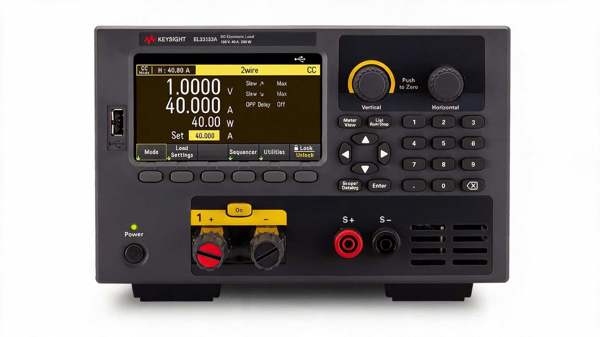 Tải điện tử DC Keysight EL33133A 150 V 40 A 250 W studio nền trắng