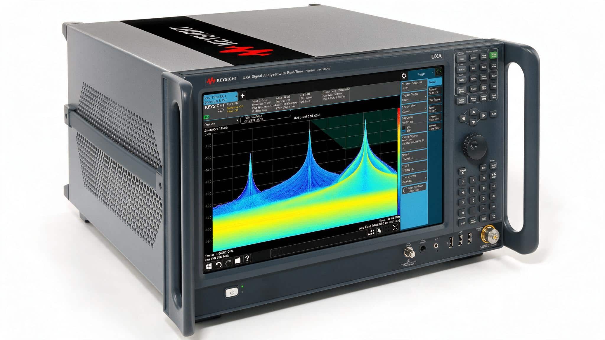 Máy phân tích tín hiệu UXA Keysight N9040B màn hình 14,1 inch hiển thị phổ thời gian thực nhiều màu