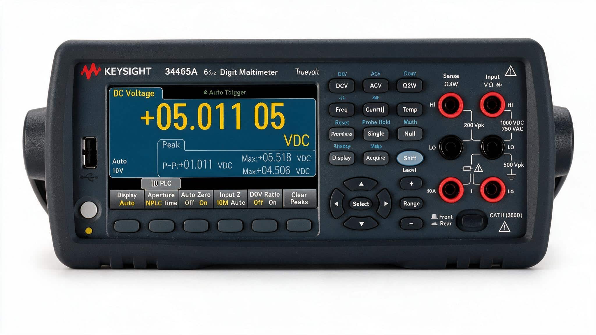 Đồng hồ vạn năng Keysight 34465A 6½ chữ số Truevolt studio nền trắng