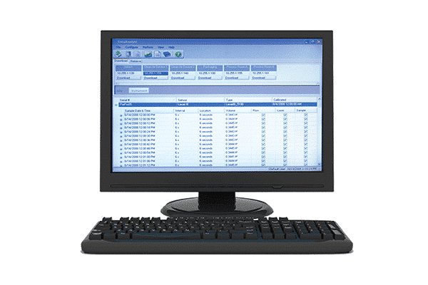 Giao diện phần mềm PMS DataAnalyst hiển thị bảng dữ liệu đếm hạt theo thời gian trên màn hình máy trạm