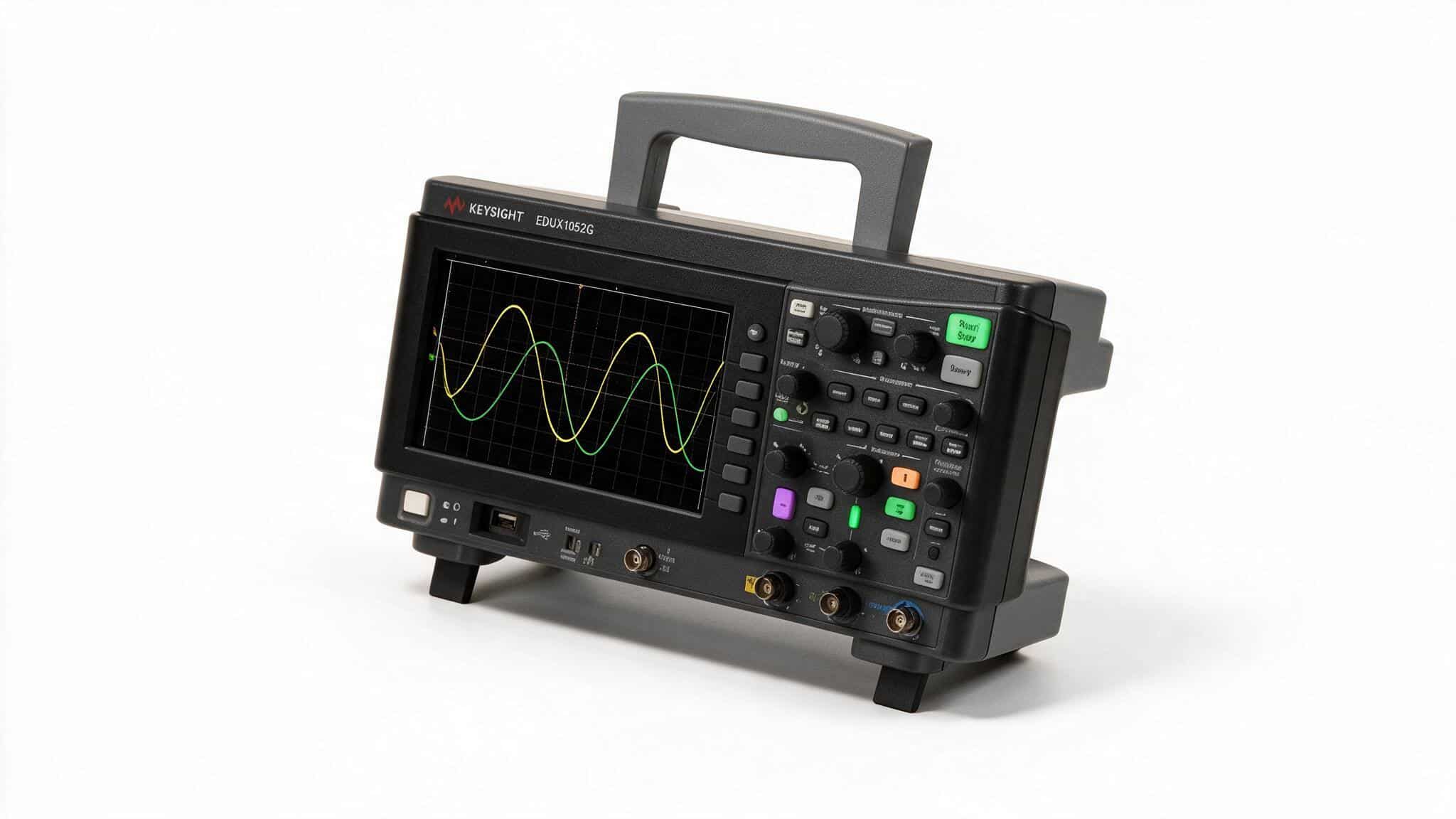 Máy hiện sóng Keysight EDUX1052G 50 MHz hai kênh màn hình 7 inch hiển thị dạng sóng